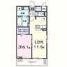 Garden　浜プラス 1LDKの間取り