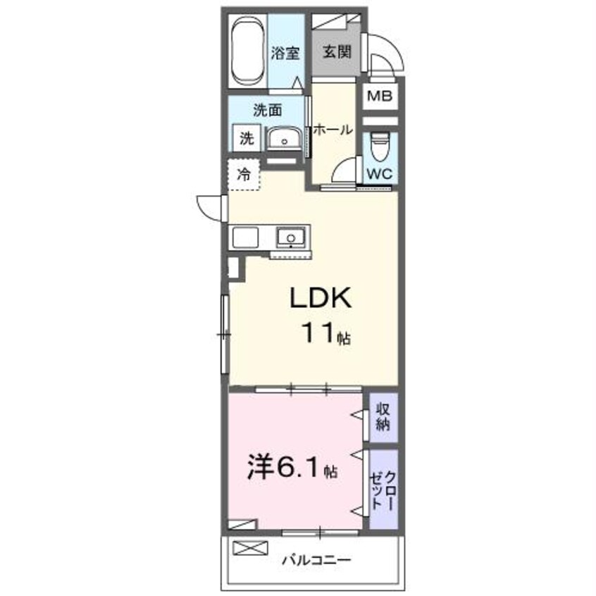間取図 Garden　浜プラス