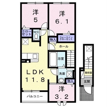 間取図 ポンテ　アルト　池上　A