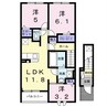 ポンテ　アルト　池上　A 3LDKの間取り