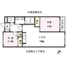 JSC高師浜 2LDKの間取り