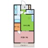 Feliz高石千代田 1DKの間取り