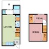 東羽衣テラス 1LDKの間取り