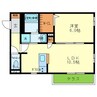 SakaeCasa 1LDKの間取り