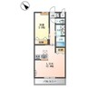プランドール（東建） 1LDKの間取り