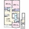 LUPINUS HEIM 3LDKの間取り