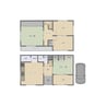 虫取戸建 5LDKの間取り