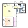 フジパレス松ノ浜 1LDKの間取り