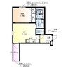 フジパレス松ノ浜 1LDKの間取り