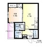フジパレス高石加茂 1LDKの間取り