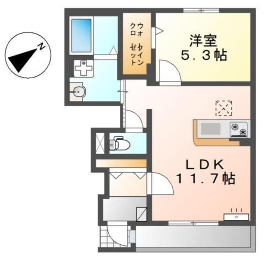 間取図 プロスパー