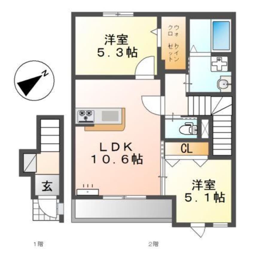 間取図 プロスパー