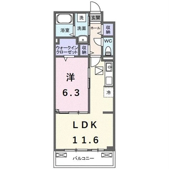 間取図 ベル　ハイネス