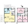 松之浜町戸建貸家 3LDKの間取り