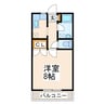 藤友ビル 1Kの間取り