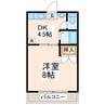 第２セイコービル 1DKの間取り