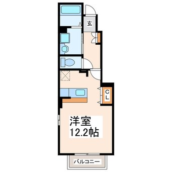 間取図 サンモールけやき通りA・B