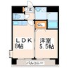トリニティ八王寺 1LDKの間取り
