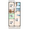 インフィニティ出水Ⅲ 3LDKの間取り