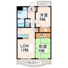 インフィニティ出水Ⅱ 2LDKの間取り