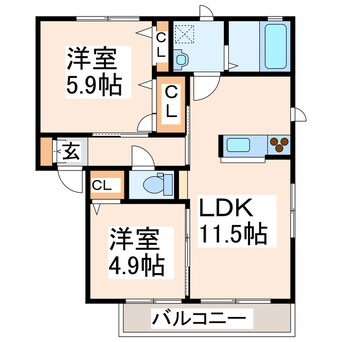 間取図 ガーデンコート