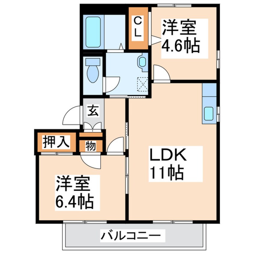 間取図 緒方アパハウス