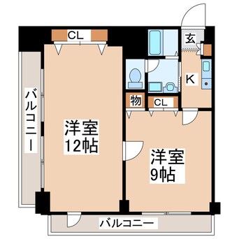 間取図 アサヒ駅前ビル