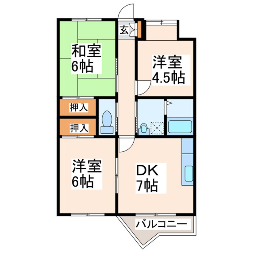 間取図 西ビル