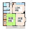 宮川ハイツの間取図