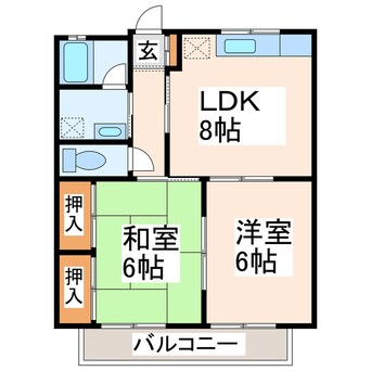 間取図 宮川ハイツ