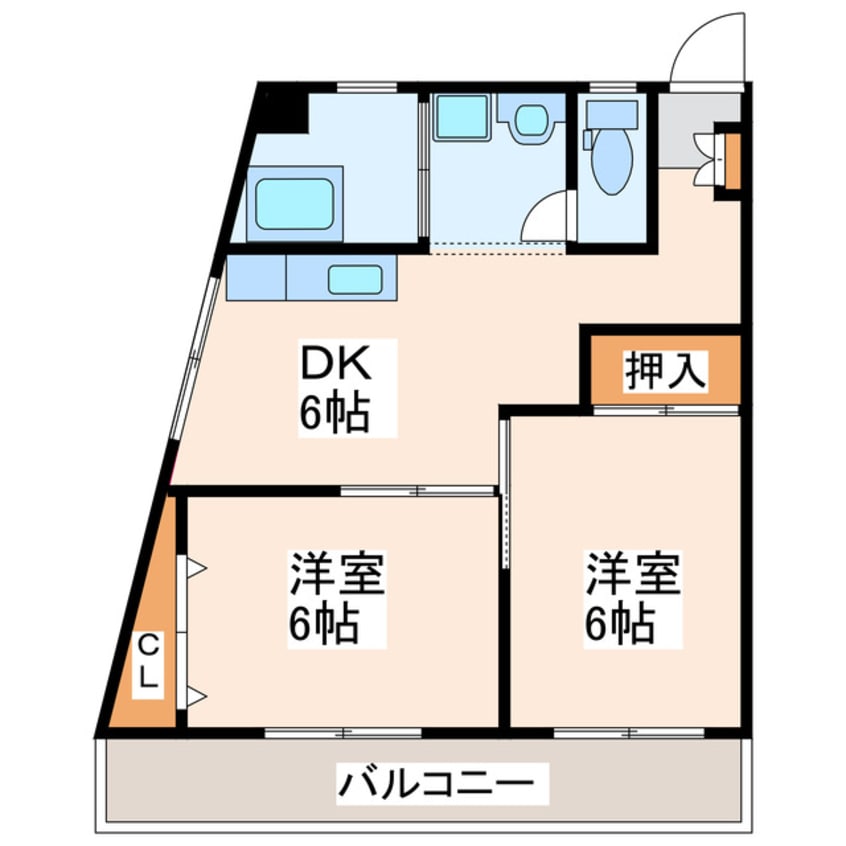 間取図 第1梅香園ビル