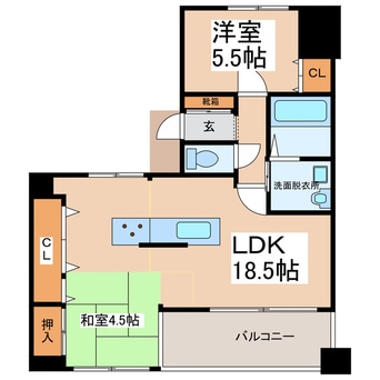 間取図 シティライフ練兵町
