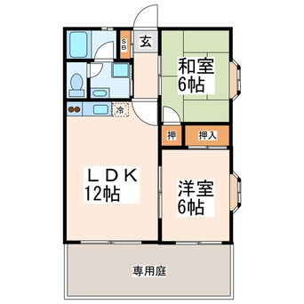 間取図 江津レイクハイツ