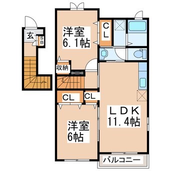 間取図 サンリット・レジデンスＢ