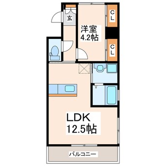 間取図 ガウディ出水