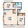 産交バス（熊本市）/田迎 徒歩3分 1階 築32年 2LDKの間取り