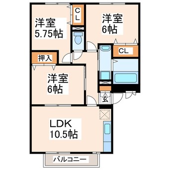 間取図 グレイスコート