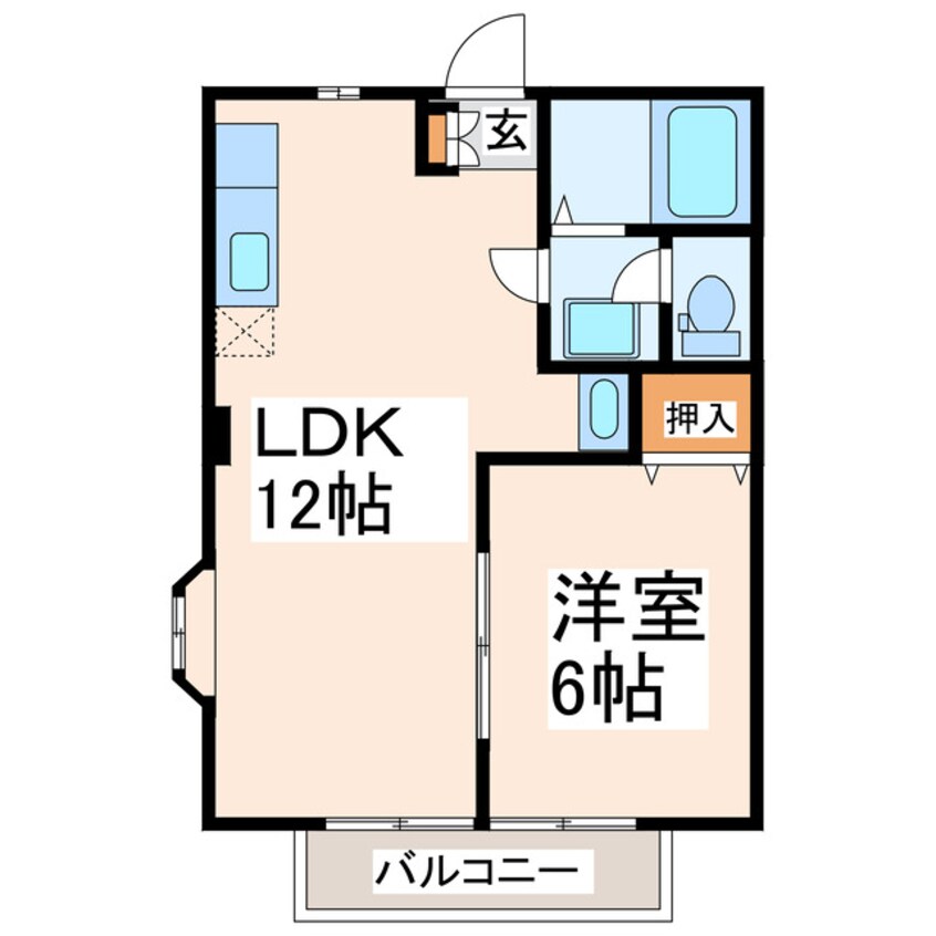 間取図 マウンテンハイツ