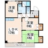 エステート国府 3LDKの間取り