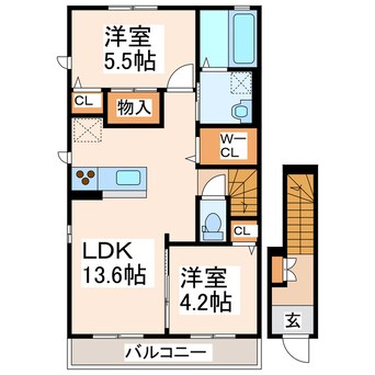 間取図 カメリアⅠ