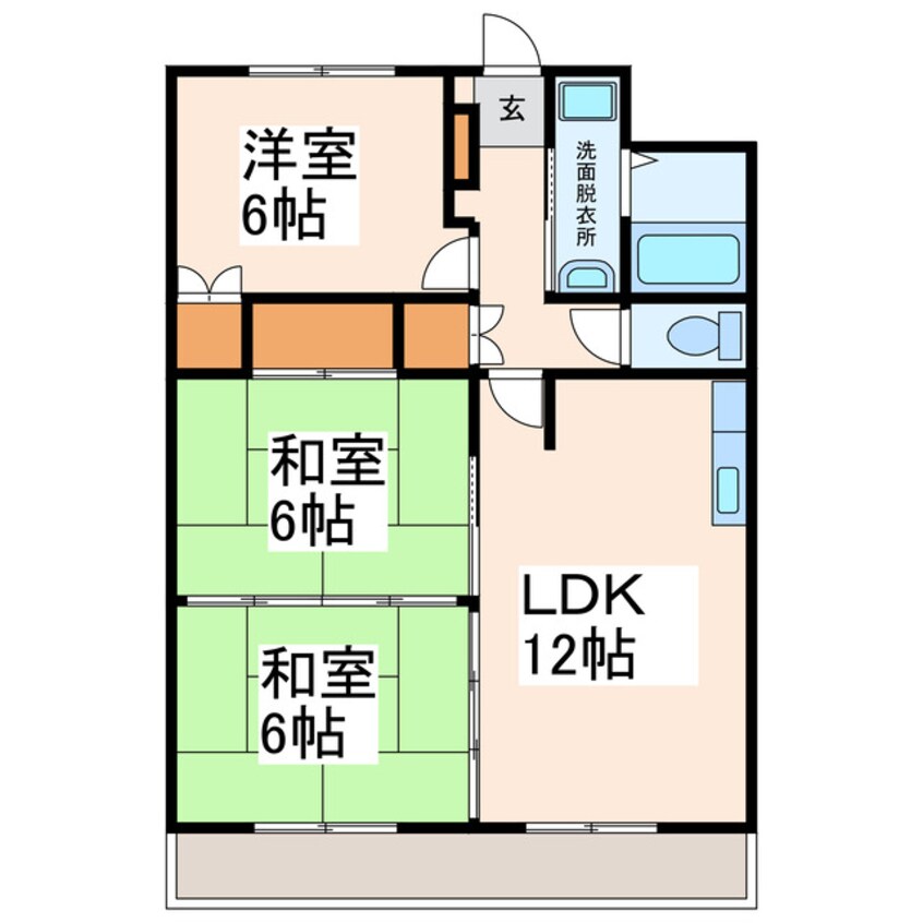 間取図 グランド・バッハ