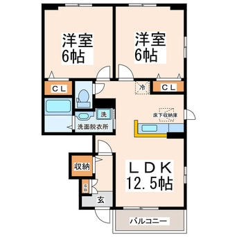 間取図 サニー幸Ⅱ