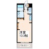 ROUND PURE21 1Kの間取り