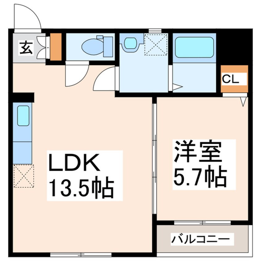 間取図 プレッティ八幡