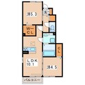 D-roomかわせみの間取図