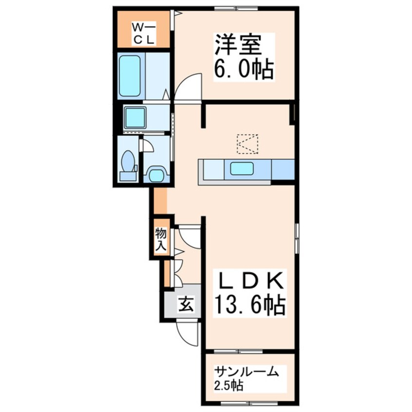 間取図 チロリアン　コッティ