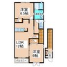セカンドエクセルＫＳ 2LDKの間取り