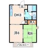 エクセルシオール弐番館 2DKの間取り
