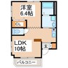 グレイスコート六番館 1LDKの間取り