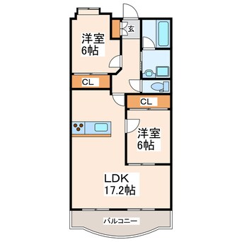 間取図 インフィニティ野中